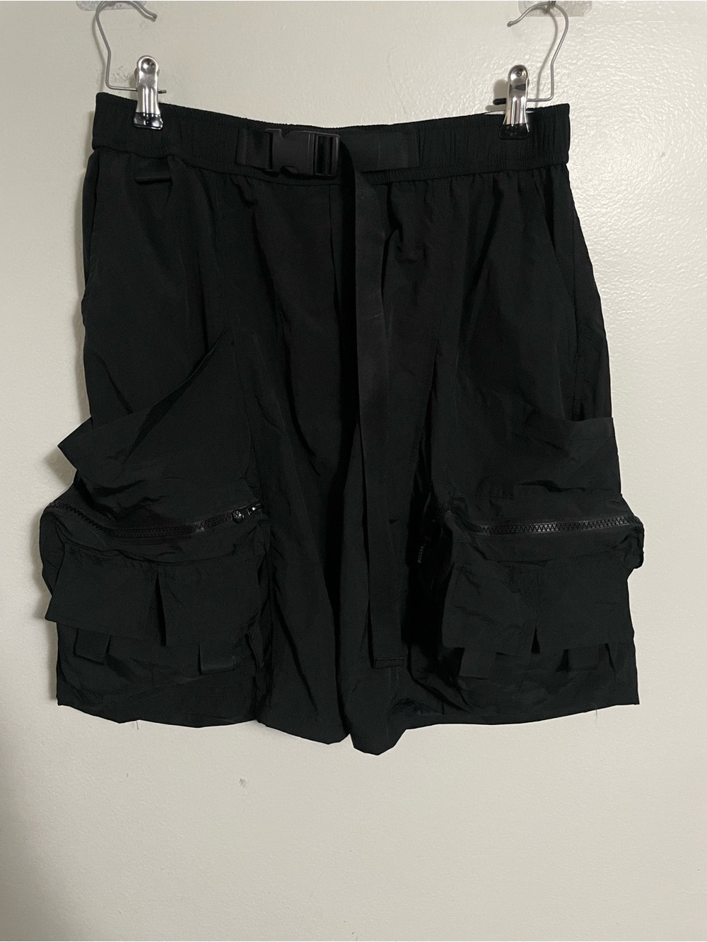 Black Cargo Shorts